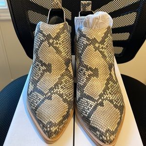 Dolce Vita Sonni Snake Print Booties